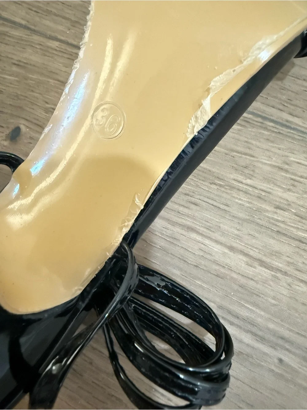 Black Strappy Square-Toe Women's Heels NWOT